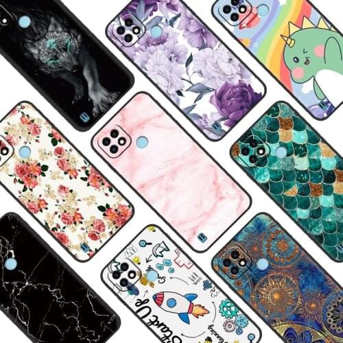 Anti-dust Fashion Design Phone Case For OPPO Realme C21 Anti-knock Soft Frosted Shockproof New