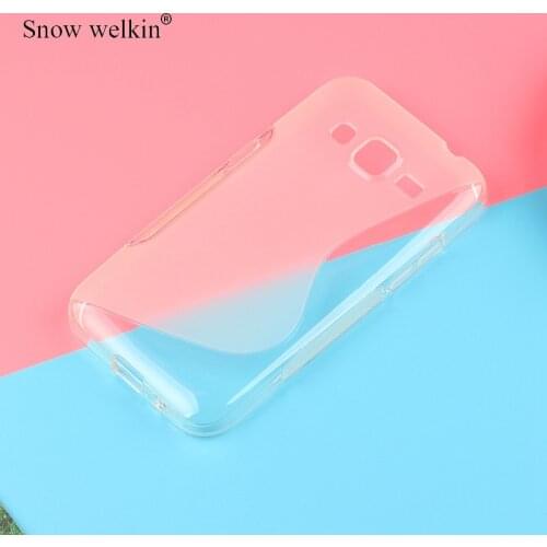 Transparent Silicone Soft TPU Phone Case For Samsung Galaxy Core Prime LTE SM G360 G361F G360H G360 Cases Back Cover