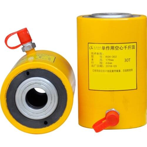 RCH-121 12T 41mm Hollow Hydraulic Jack One-way RCH Separate Hydraulic Hollow Cylinder Permeable Prestressed Tension