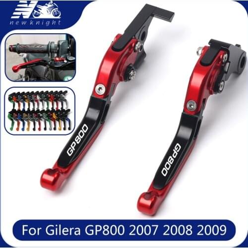 For Gilera GP 800 GP800 2007 2008 2009 20 Colors Motorcycle Accessories CNC Adjustable Folding Extendable Brake Clutch Levers