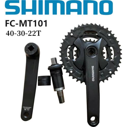 Shimano ALIVIO FC-MT101 Mountain Bike Bicycle Crankset 3×9 Speed 170mm 44-33-22T For MTB