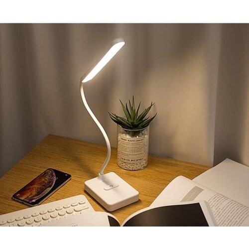 Folding desk lamp eye protection night light USB plug dual-use touch sensor energy saving desk bedside reading and learning