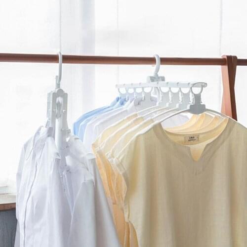 Foldable Magic Clothes Rack Home Hanger Saver Space Cabinet Arrange Storage Rack Drying Rack Traveling Clothes Dryer Rack