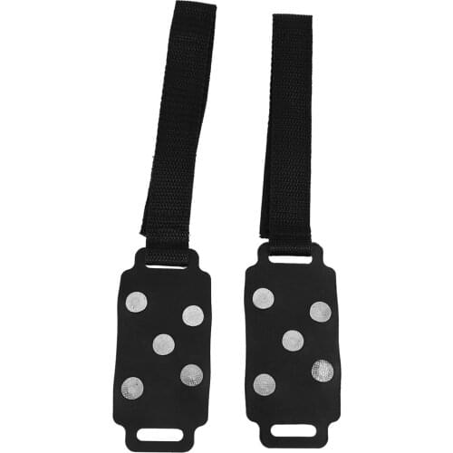 Outdoor Snow Anti-Skid Spikes Grips Mountain Climbing Footwear Ice Traction Cleats Snow Non-Slip Crampons Shoe Cover (M))