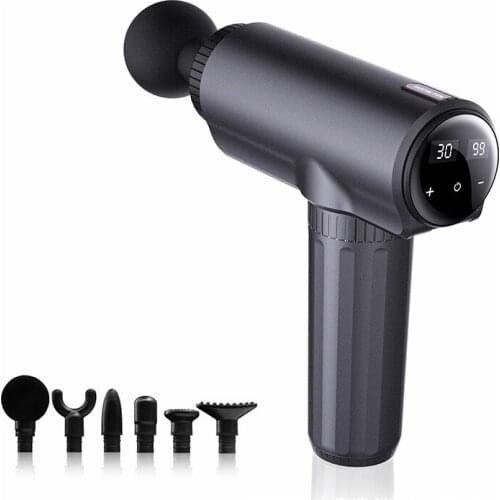 Smart Fitness Fascia Gun Muscle Relaxation Massager Vibration Impact Gun Portable Pocket Electric Fitness Body Massage Gun