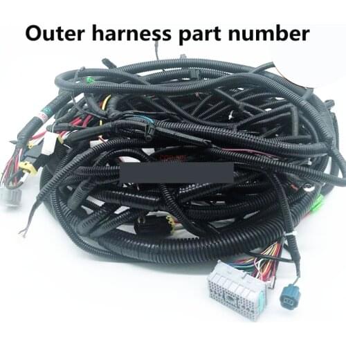 For Hitachi ZAX120-1 ZAX110-1 Excavator Outer Harness Part Number 0004770 0003647 high-quality excavator accessories