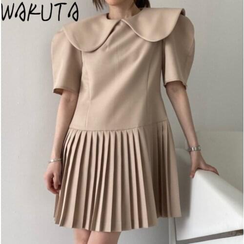 Однотонные летние платья Wakuta China At AliExpress