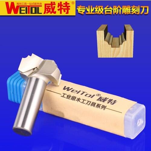 WeiTol free shipping 1pcs 1/2inch woodworking groove cutter Cabinet Door Router Bit carbide router bits engraving tools