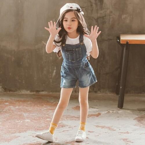 Wiqiripi Denim Overalls For Girls