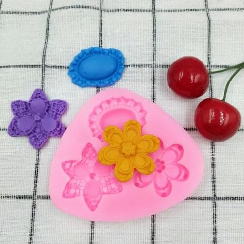 Jewelry Silicone Mould Fondant Cake Decorating Tools Clay Resin Chocolate Gumpaste Candy Mold