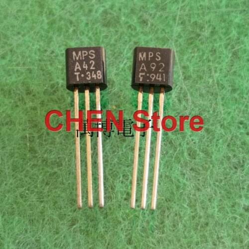 10pair TOSHIBA MPSA42 MPSA92 TO-92 Transistor A42 A92 Audio Power Amplifier Audio pair tube