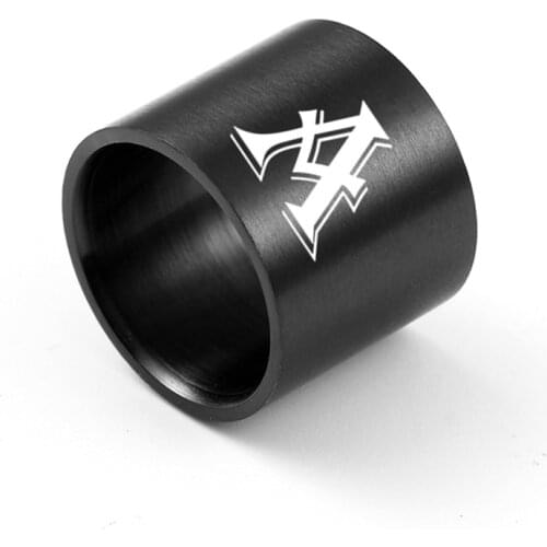 18MM Personalised Initial Ring Engrave A to Z Alphabet Stainless Steel Signet Blank Plain Ring Band 12 Zodiac Ring For Men Women