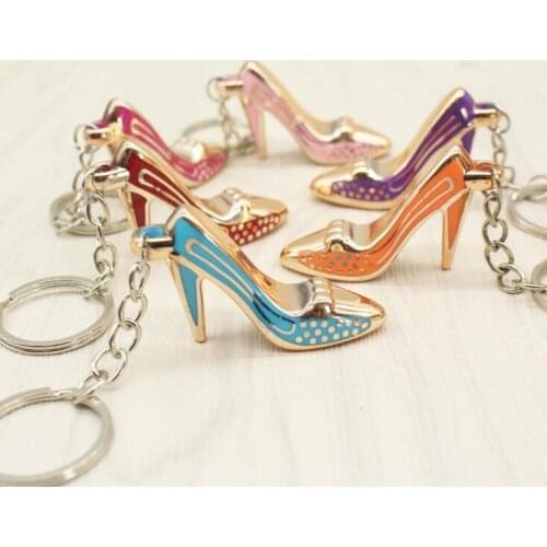 Free Ship 50pcs High-heeled Shoes Charm DIY Keychain Cell Phone Straps Fashion DIY Phone Strap Bag Pendant Chirstmas Gift