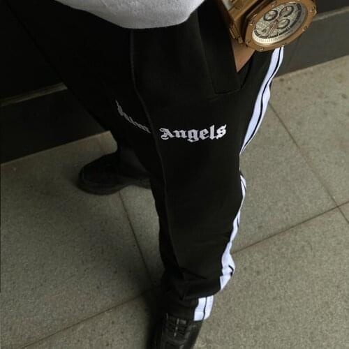 Palm Angels side zipper striped retro sports casual long men women high street tide brand 854655549850