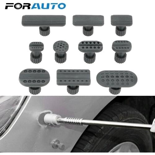 FORAUTO 10pcs/set Car Repair Tool Dent Removal Gaskets Plastic Gasket Dent Puller Suction Cup Auto Sheet Metal Repair Gaskets