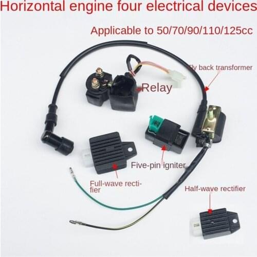 Ignition Coil CDI 12v Regulator Rectifier Relay For 50 70 90 110 125 cc Chinese ATV Quad Dirt Bike