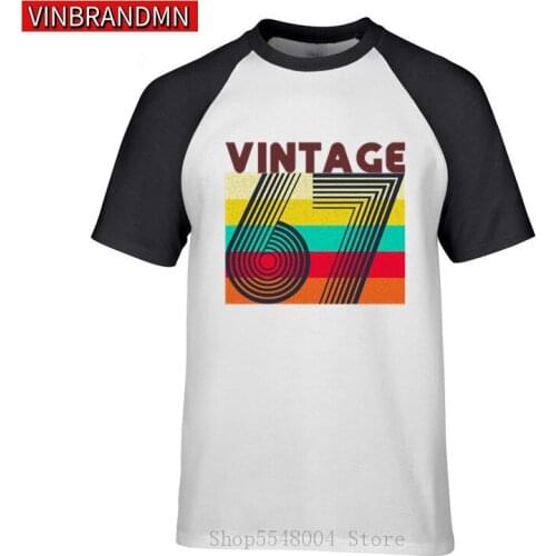 Vintage 1967 Classic 53th T-Shirt Birthday Gifts Leisure T Shirt For Dady Father Husband Summer Family Party Fishing Club Tshirt