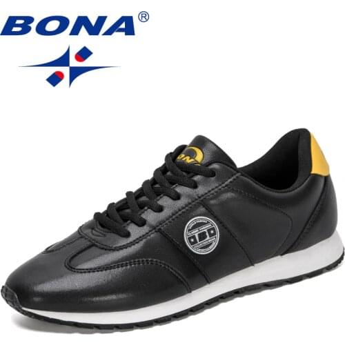 BONA 2021 New Designers Popular Sneakers Men Shoes Luxury Brand Fashion Shoe Man High Quality Leisure Footwear Zapatos De Hombre
