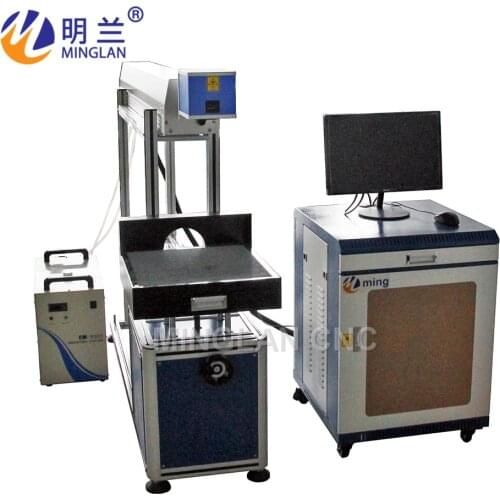60W 80W 100W CO2 Laser Marking Machine 300*300mm for wood marker