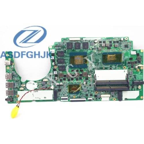 Laptop Motherboard for Hasee for Razer X36E-5A ENZ X36E Motherboard DDR4 Non-Integrated N17E-G1-A1 SR32Q i7-7700HQ 100% Test ok