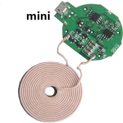 Mini Small Wireless Charger Transmitter Module Mini PCBA Coil QI General Diy Modification
