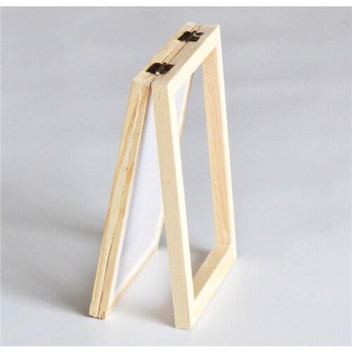 Multi Size Paper Making Mould Frame DIY Papermaking Paper Making Screen Learning Wood Handcraft Gift Wooden Mesh Mold