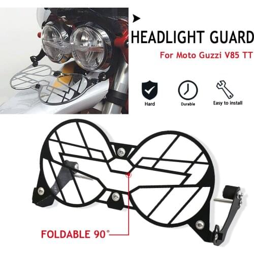 New Motorcycle Headlight Head Light Guard Protector Cover Protection Compatible FOR Moto Guzzi V85TT V 85 TT V85 TT V 85TT