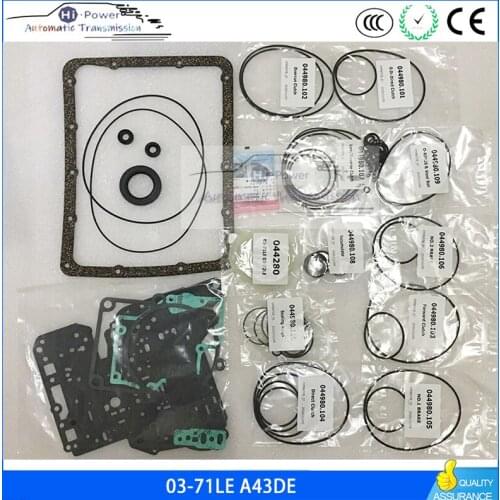 New 03-71LE A43DE Transmission Rebuild Kit Overhaul Seal Gasket For TOYOTA T04402D 0371LE