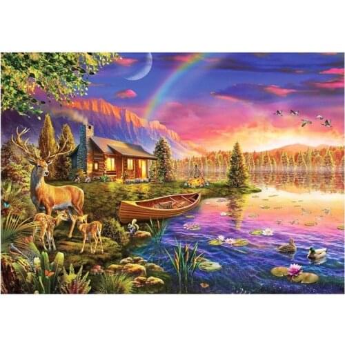 500 piece Lake House Puzzle