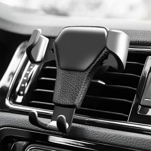 Universal Car Phone Holder In Car Air Vent Mount Stand Mobile Phone Holder For iPhone 11 7 Xiaomi Gravity Smartphone Cell Stand