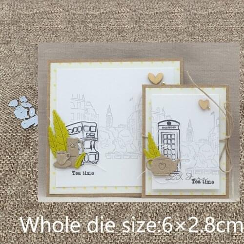 XLDesign Craft Metal Cutting Die stencil mold Teacup teapot decoration scrapbook Album Paper Card Craft Embossing die cuts