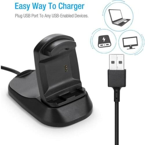 Watch Charger Dock For Fitbit Ionic Smart Watch USB Charging Cable Charger Dock Station Power Adapter For For Fitbit Ionic Watch