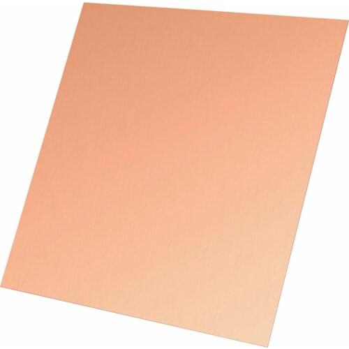 1Pcs 99.9% Pure Copper Cu Sheet Thin Metal Foil Sheet 100mmx100mmx0.5mm For Industry Tool