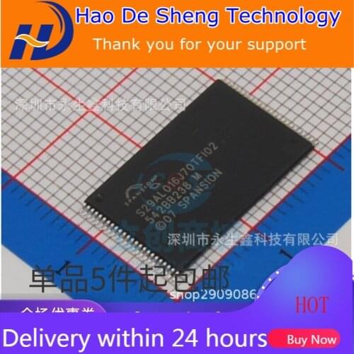 10PCS/LOT S29AL016J70TFI020 S29AL016J70 TSOP-48 New Original In Stock