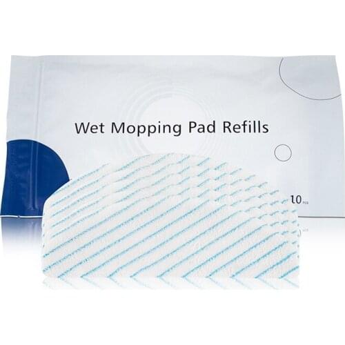 10Pcs Disposable Strong Rag Mop Cloths Pads For Ecovacs Deebot OZMO T8 AIVI T8 Max T9 Power/Max Vacuum Cleaner Parts