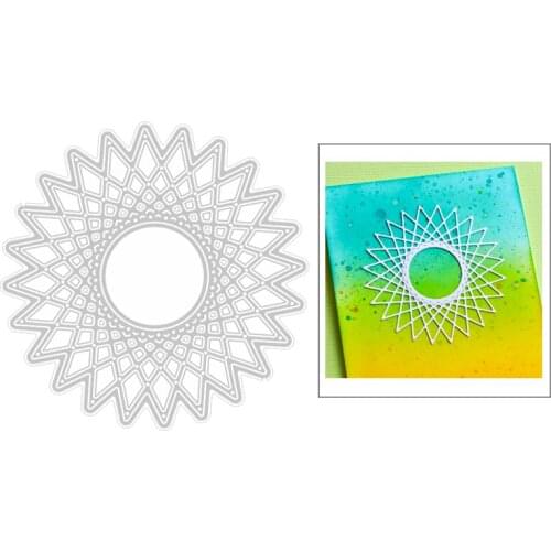 2020 New Circle Frame Edge Lace Metal Cutting Dies For DIY Stripe Embossing Decoration Greeting Card Paper Scrapbooking No Stamp