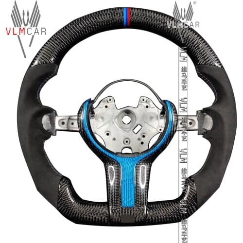 Customized carbon fiber steering wheel for M Series F10 F30 F32 M4 F80 F82 F10 M5 F06 F12 3 4 5 6 series