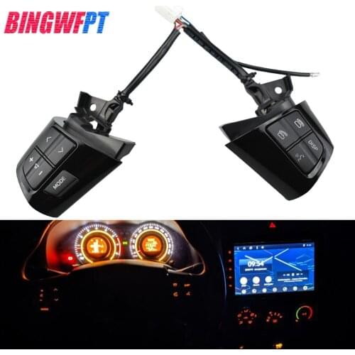 Piano black Steering Wheel Audio Control Button 8425002230 For TOYOTA COROLLA ADE150 NDE150 NRE150 ZRE15* ZZE150 2010-2013