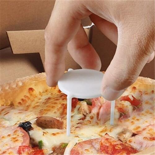 Pizza box holder pizza saver tripod pizza box steady Support pizza box shelves rack Disposable food grade white hard plastic