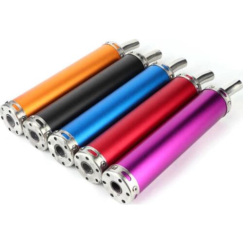 Exhaust Muffler 0.8in Pratical Durable Stainless Steel Exquisite Stylish Designed Motorcycle Exhaust Pipe Motorcycle Accessory