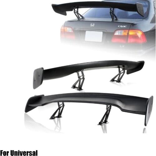 Racing spoiler, universal spoiler, for BMW f30 e90 spoiler, for ford fusion spoiler， GT ABS carbon fiber rear wing