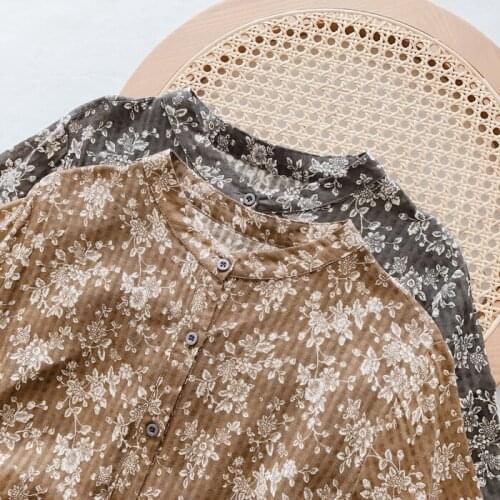 Lamtrip Rustic Flowers Print Cotton Dress 2021 Summer