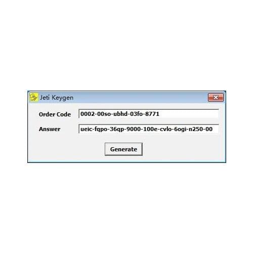 Jungheinrich Jeti Keygen used for Judit diagnosis software Jeti ET Spare Part Catalog and Jeti SH Repair Manual