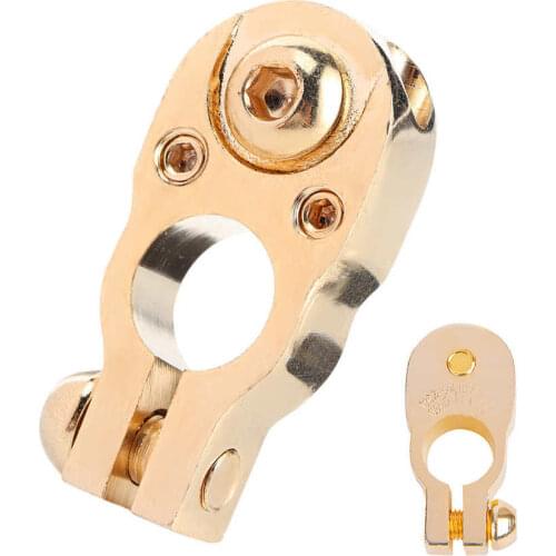 Battery Terminal Pure Brass 15.9-17.5 for Car Truck Bolt Positive and Negatice Pole Brass Battery Terminal Car Accessories