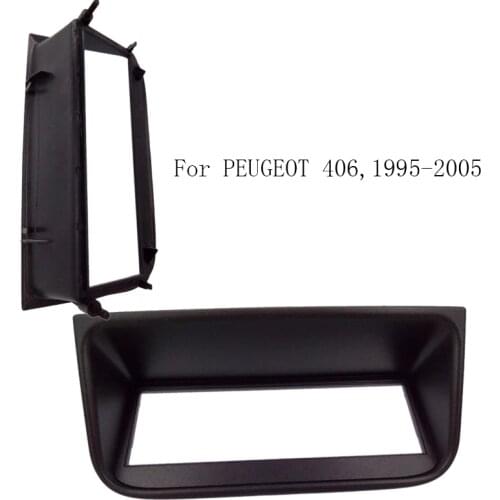 ITYAGUY Fit For PEUGEOT 406 Stereo Radio GPS DVD Stereo CD Panel Dash One Din Audio Fascia Mount Installation Trim Kit Frame