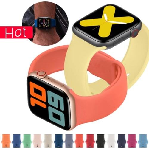 Silicone Strap For Apple Watch Band 44mm 40mm 38mm 42mm coeera iwatch series 6 SE 5 4 Sport watch Bracelet belt watchabnds 42 MM