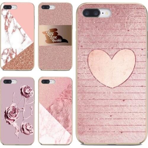 Silicone Bag Case For Huawei Nova 2 2i 3 3i Y3 Y5 Y6 Y7 Y9 Prime 2015 2016 2017 2018 2019 rose-gold-and-light-pink