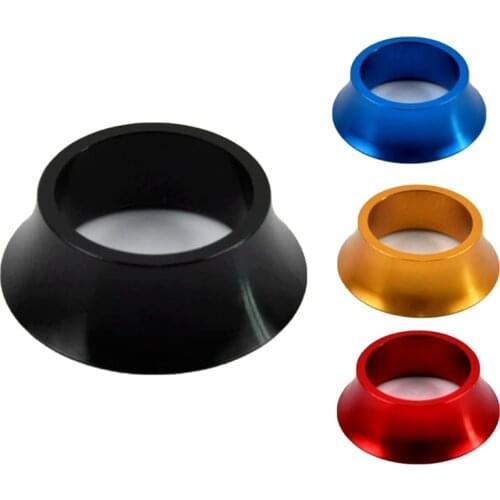 SPOMANN CNC Road Mountain Bike Washer Front fork Wrist Group Washer Aluminum Alloy Washer Tapered Bell Mouth 15MM