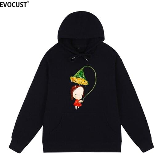 Yoshitomo Nara Harajuku High Street Hoodies Sweatshirts men women unisex Cotton
