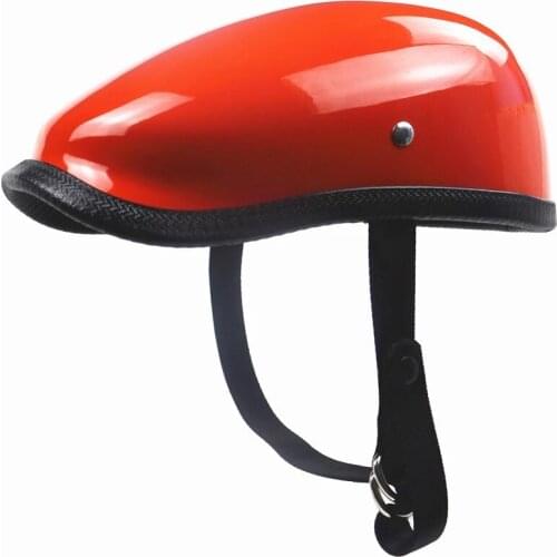 Vintage Helemet Beret design Motorcycle Helmet Retro Locomotive Half helmet Scoop lightweight cap